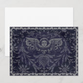 Carte 5x7 Horizontale Ange Sombre (Devant / Derrière)