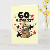 Carte 60 Anniversaire (Fleur jaune)