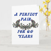 Carte 60 ans (Fleur jaune)