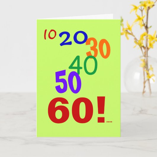 Carte 60 Comptable comptable CPA 60e anniversaire (Fleur jaune)