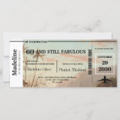 Carte 60 et encore fabuleux Passe Tropical Anniversaire (Devant)