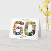 Carte 60 et Fabulous Multi Photo Friend 60e anniversaire (Fleur jaune)