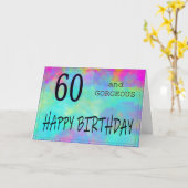 Carte 60 et gourmand (Fleur jaune)