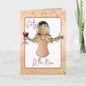 Carte 60 Fabuleux Vin Parties scintillant étincelant 60e (Devant)