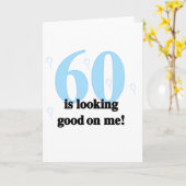 Carte 60 J'ai l'air bien sur moi (Fleur jaune)