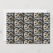 Carte 60 or faire 60 look beau photo anniversaire (Dos)
