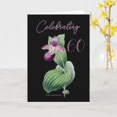 Carte 60 Orchidée par Pierre Redoute (Fleur jaune)