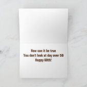 CARTE **60 ?** VOUS NE REGARDEZ PAS UNE JOURNÉE DE PLUS  (Intérieur)