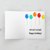 Carte 60e anniversaire (Intérieur)