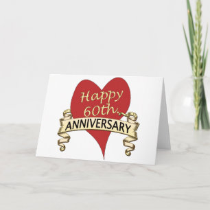 Carte 60e anniversaire
