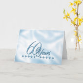 Carte 60e anniversaire (Fleur jaune)