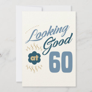 Carte 60e anniversaire A l'air bon