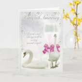 Carte 60e anniversaire - Anniversaire du diamant (Fleur jaune)