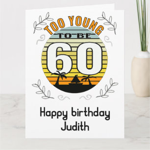 Carte 60e anniversaire cadeau drôle 60e anniversaire 60 