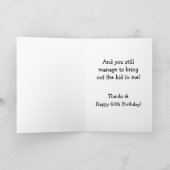 Carte 60e anniversaire de l'ami de longue date (Intérieur)