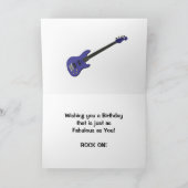 Carte 60e anniversaire de Rockin avec un groupe de fille (Intérieur)