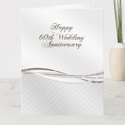 Carte 60e anniversaire du Mariage (Devant)