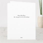 Carte 60e anniversaire du Mariage diamant 8,5 x 11 (Dos)