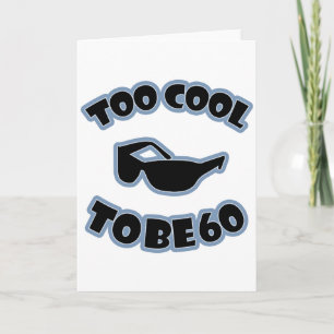 Carte 60e anniversaire Gag cadeau