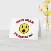 Carte 60e anniversaire Gag Dons (Fleur jaune)