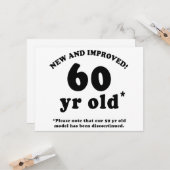 Carte 60e anniversaire Gag Dons (Devant/Arrière en situation)