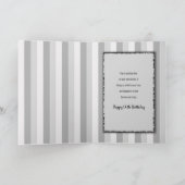 Carte 60e anniversaire, gâteau Motif noir/blanc 3 niveau (Intérieur)