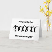 Carte **60e ANNIVERSAIRE** JOUER POUR LA JOY Card (Fleur jaune)