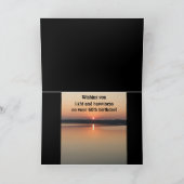 Carte 60e anniversaire laissez votre lumière briller la (Intérieur)