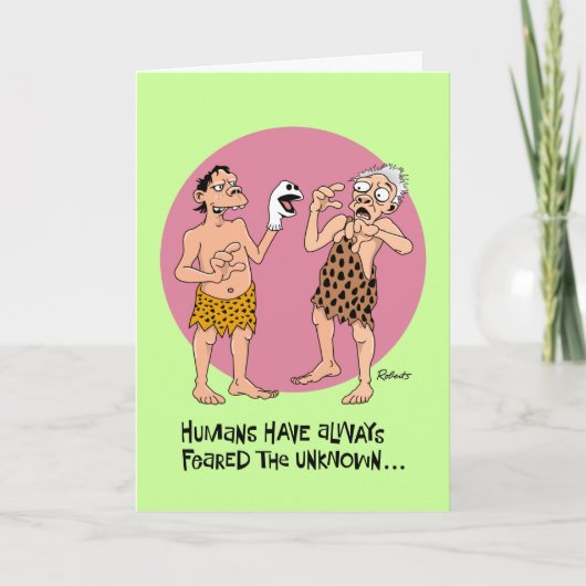 Carte 60e anniversaire : Peur primitive (Devant)