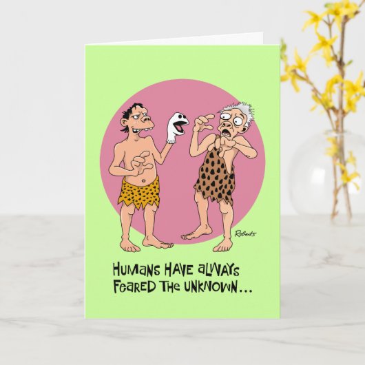 Carte 60e anniversaire : Peur primitive (Fleur jaune)