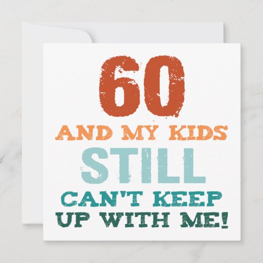 Carte 60e anniversaire pour les parents (Devant)