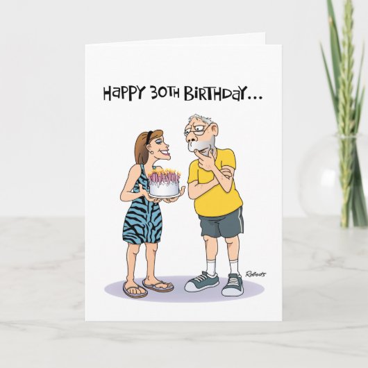 Carte 60e anniversaire sarcastique (Devant)