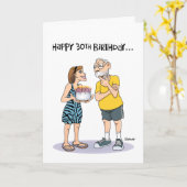 Carte 60e anniversaire sarcastique (Fleur jaune)