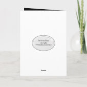 Carte 60e anniversaire Sparklers en noir (Dos)