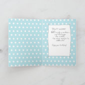 Carte 60e gâteau d'anniversaire (Intérieur)