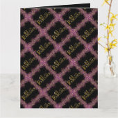Carte 61e anniversaire (Fleur jaune)