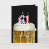Carte 61e Bière d'anniversaire (Devant)