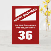 Carte 63e anniversaire (Fleur jaune)