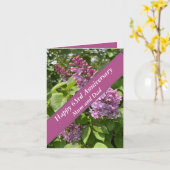 Carte 63e anniversaire Lilac modifiable (Fleur jaune)