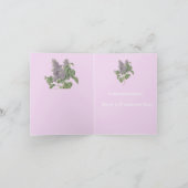 Carte 63e anniversaire Lilac modifiable (Intérieur)