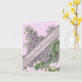 Carte 63e anniversaire Lilac modifiable (Fleur jaune)