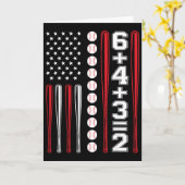 Carte 643 Sell Math Player Pitcher Boys Funny American F (Fleur jaune)