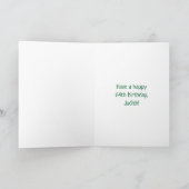 Carte 64e anniversaire : Arc-en-ciel amusant inspiré par (Intérieur)