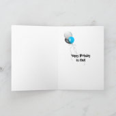 Carte 64e anniversaire bougies (Intérieur)