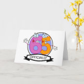 Carte 65 Anniversaire officiel (Fleur jaune)