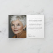 Carte 65 & Fabulous Orchid Photo Birthday Greeting Card (Intérieur)