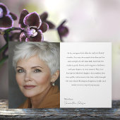 Carte 65 & Fabulous Orchid Photo Birthday Greeting Card