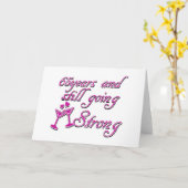 Carte 65e anniversaire (Fleur jaune)