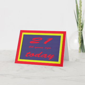 Carte 65e anniversaire