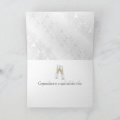 Carte 65e anniversaire avec la colombe et les anneaux (Intérieur)